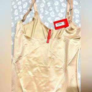 Invisible Shaping Open-Bust Mid-Thigh Bodysuit